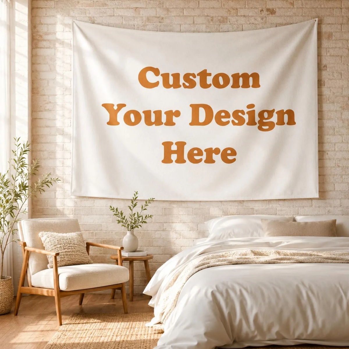 Home And Textiles - パーソナライズされたカスタムタペストリー—誕生日、結婚式、ハロウィン、クリスマス、パーティーに適したユニークなホームデコレーション。