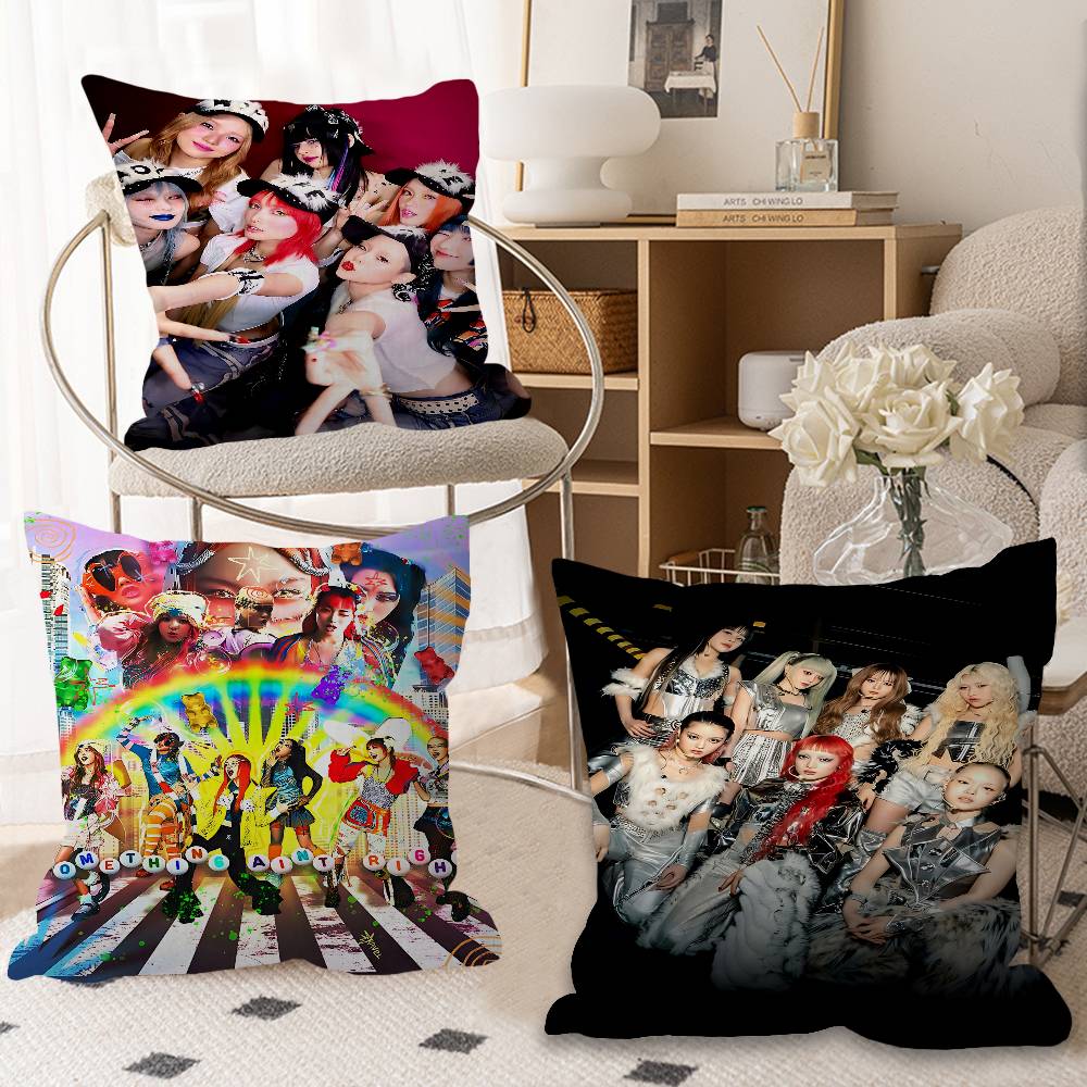 Kpop XG グループクッションカバー枕カバー室内装飾ソフ - Home Textiles Group のレビューと価格