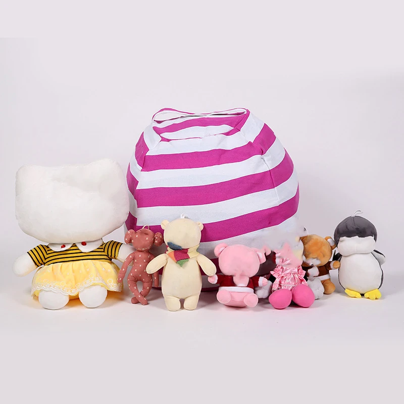 新しいビーンバッグ収納ぬいぐるみチェア子供用おもちゃジップキ - Floor Cushion Pouf のレビューと価格
