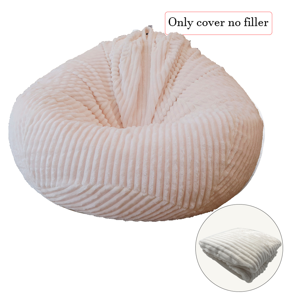 ビーズバッグカバー（詰め物なし）ビーズバッグチェアカバー（詰 - Floor Cushion Pouf のレビューと価格