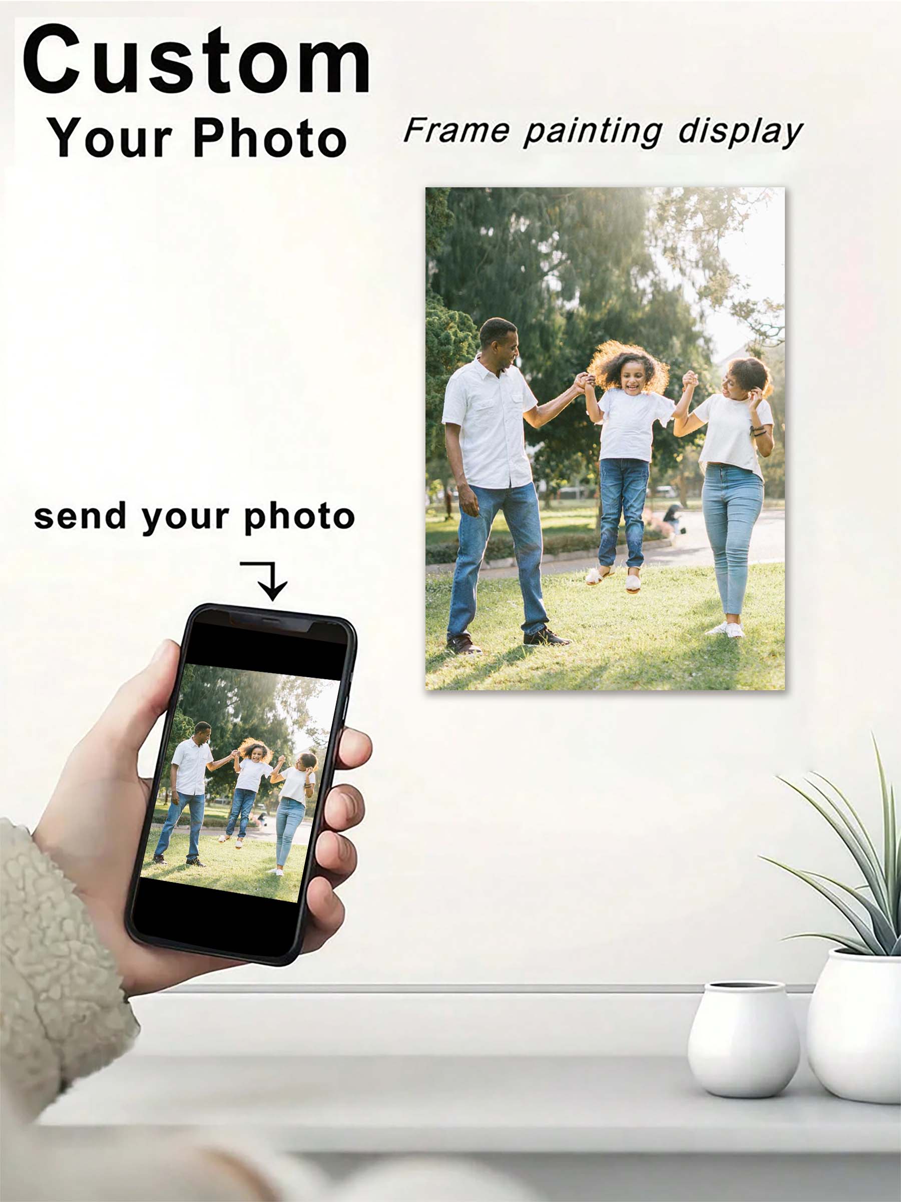 カスタムプリントキャンバス絵画あなたの写真によるキャンバスポ - Home And Textiles のレビューと価格