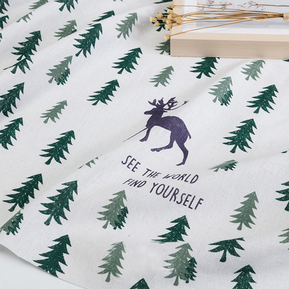 45/90 × 145 センチメートル松雪クリスマス印刷コッ - Home Textiles Importers In Usa のレビューと価格