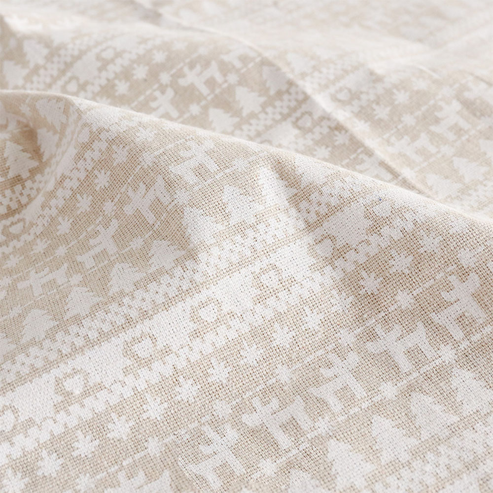 45/90 × 145 センチメートル松雪クリスマス印刷コッ - Home Textiles Importers In Usa のレビューと価格