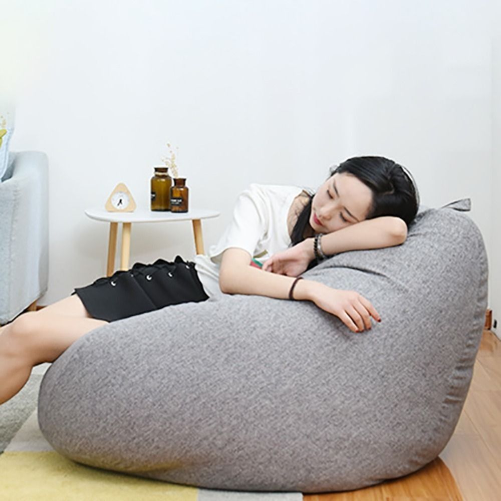 快適なビーズクッションソファカバー、取り外し可能で通気性のあ - Floor Cushion Pouf のレビューと価格