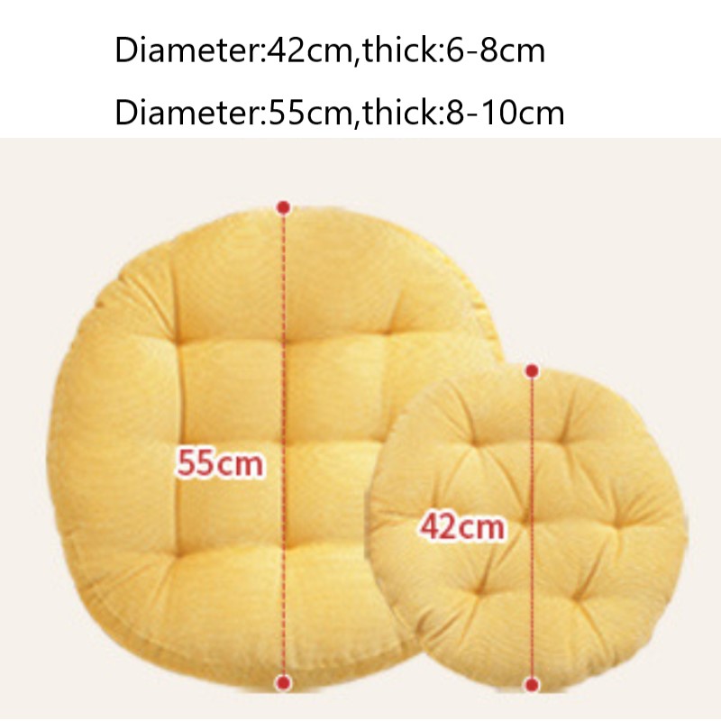 大型丸型フロアシートクッション 厚手タフテッド畳マットパッド - Floor Cushion Pouf のレビューと価格