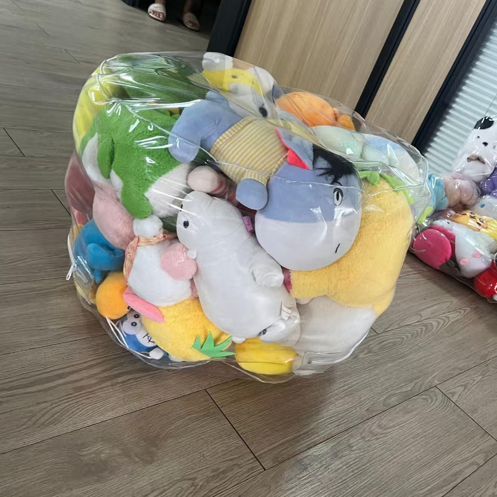 防水シートクリアチェアクリアアニマル収納チェアクリエイティブ - Floor Cushion Pouf のレビューと価格