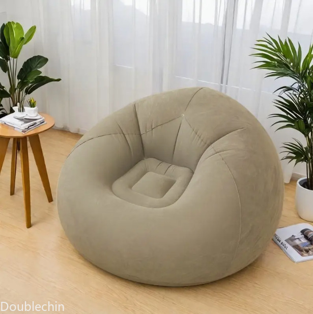 シングルフロッキング加工インフレータブルレイジーソファ、折り - Floor Cushion Pouf のレビューと価格