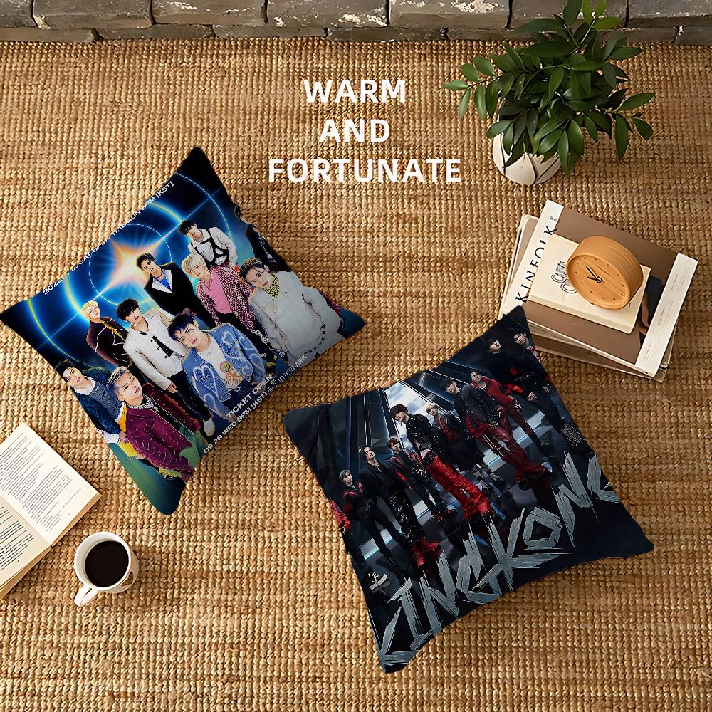 KpopグループT-TREASUREクッションカバー装飾枕ソ - Home Textiles Group のレビューと価格