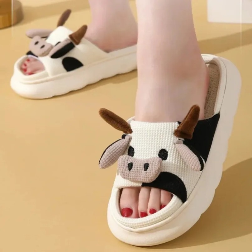 ハウススリッパ メンズ レディース 夏用 可愛い ホームリネ - Home And Textiles のレビューと価格